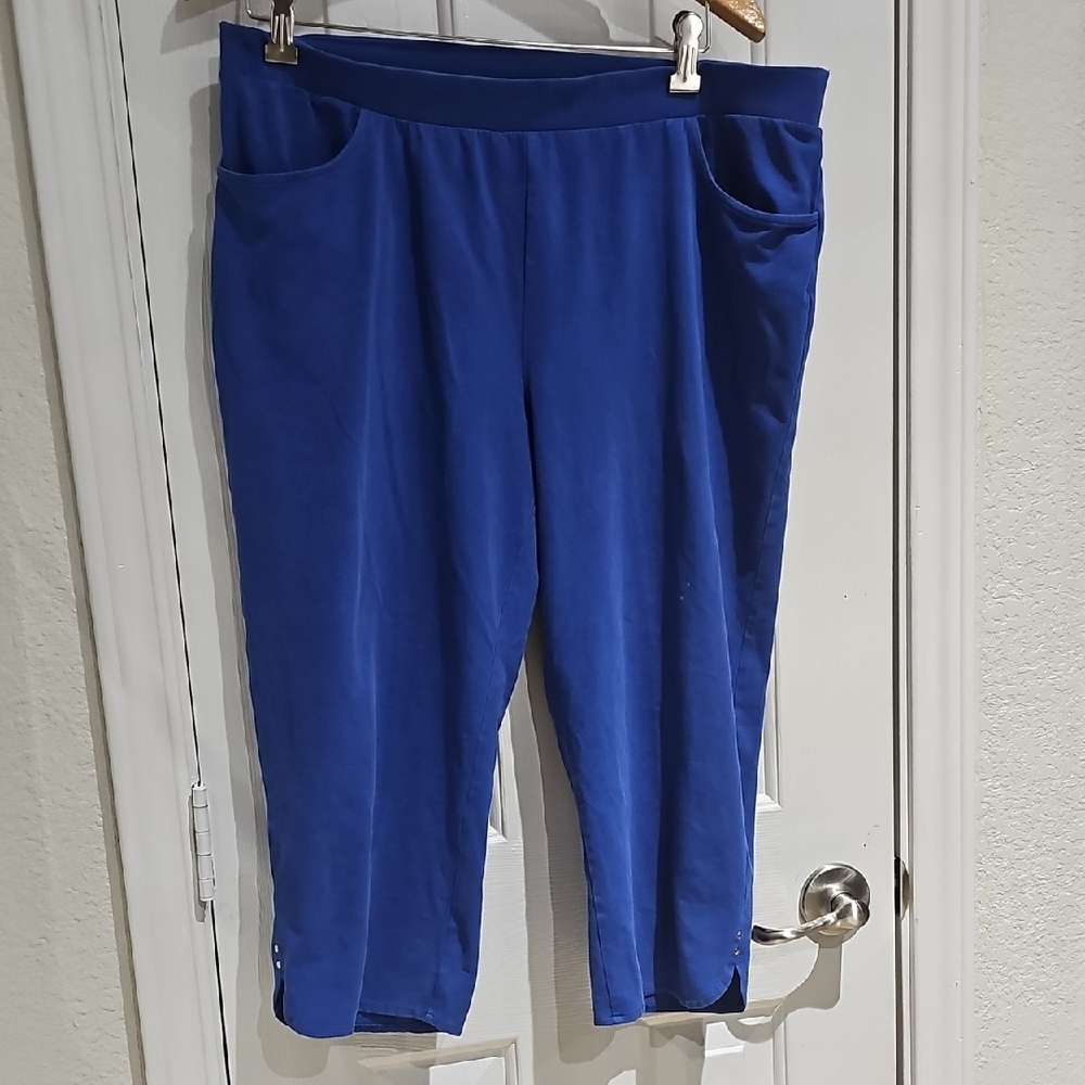 Chico's Weekends Blue Women's Capris Pants Size 2